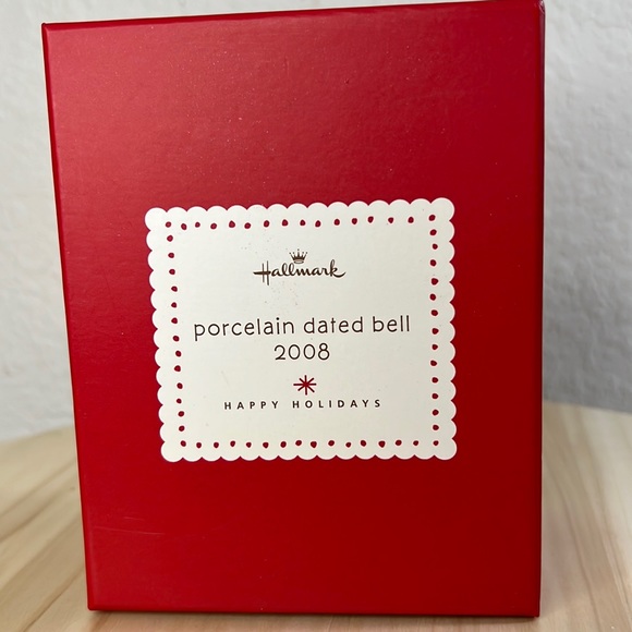 2008 Hallmark Keepsake Porcelain Bell Christmas Christmas Tree Ornament - Picture 2 of 6